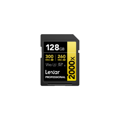 Cart&atilde;o Lexar SDXC 128GB V90