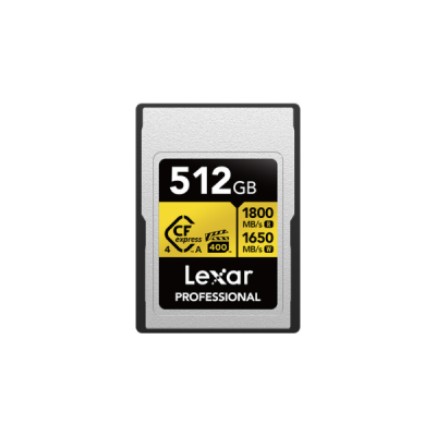 Cart&atilde;o Lexar CFexpress Tipo A 512GB
